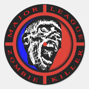 Adesivo Major League Zombie Killer