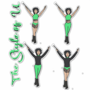 Adesivo Majorette / Dancer Quick Change Stickers Fringe L