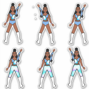 Adesivo Majorette / Dancer Stickers Oceanside