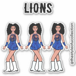Adesivo Majorette / Dancer Stickers Sapphire Lion B
