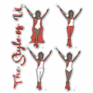 Adesivo Majorette Sparkle Stickers (Fire 2)