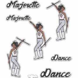 Adesivo Majorette Stickers (Diamante Branco)