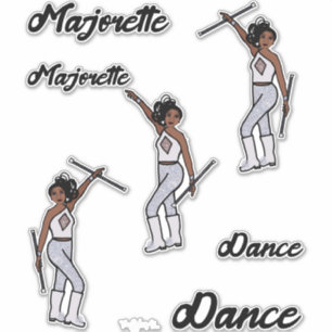 Adesivo Majorette Stickers (Diamante Branco)