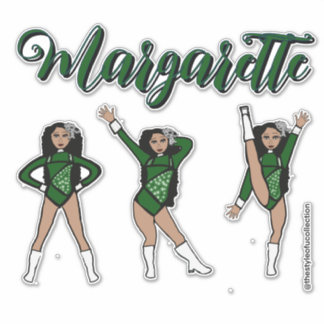 Adesivo Majorette Tri- Pose / Green Diamond # 2