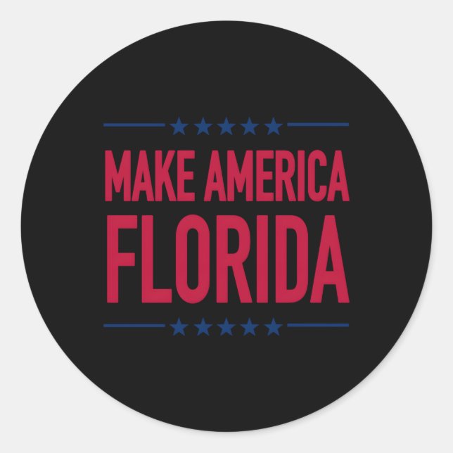 Adesivo Make America Florida (Frente)
