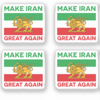 Adesivo Make Iran Great Again Persian II