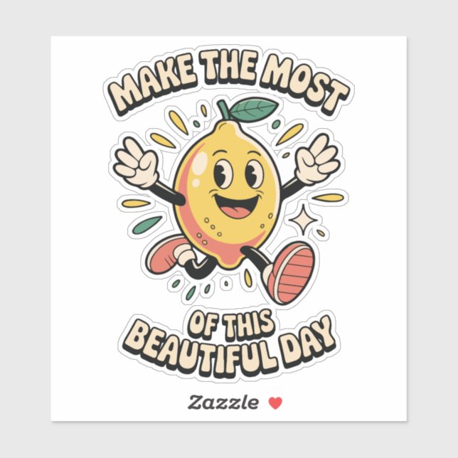 Adesivo  Make the Most – Lemon Vinyl Sticker (Folha)