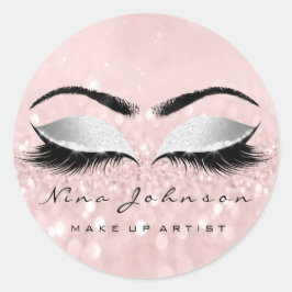 Adesivo Makeup Artist Beaut Pink Eye Glitter Lashes