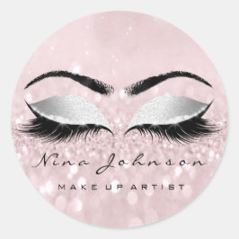 Adesivo Makeup Artist Beaut Pink Eye Glitter Lashes