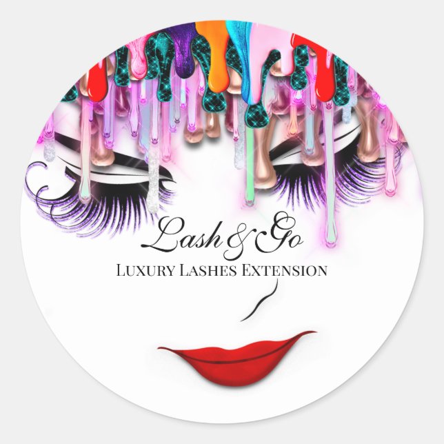 Adesivo Makeup Artist Lash Extension Beauty Holograph Dril (Frente)