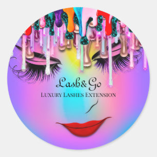 Adesivo Makeup Artist Lash Extension Drivers Blue Ombre