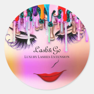 Adesivo Makeup Artist Lash Extension Drives Ombre Pink