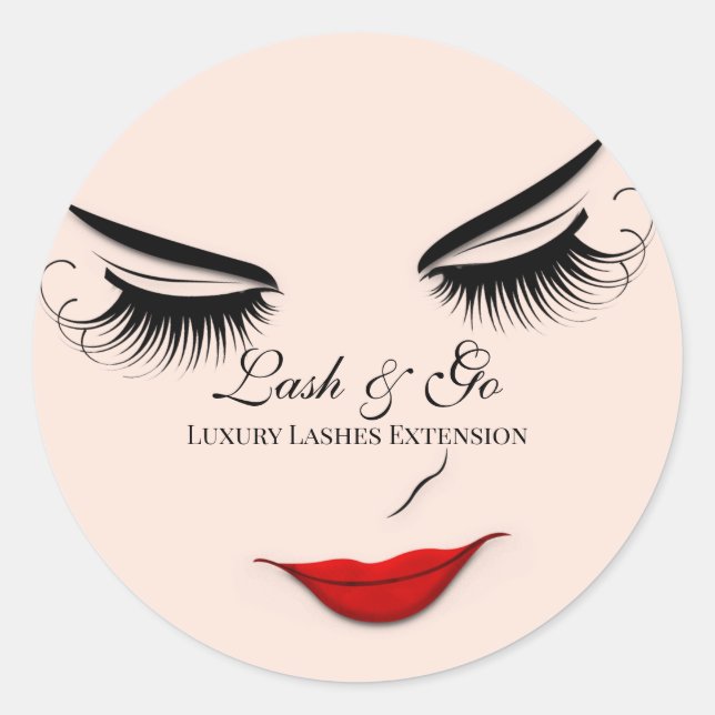 Adesivo Makeup Artist Lash Extension Lábios Blush (Frente)