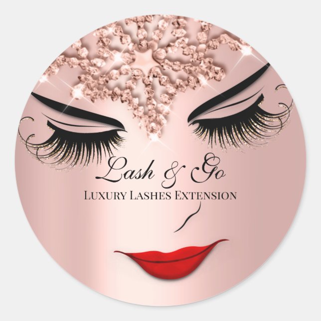 Adesivo Makeup Artist Lash Extension Lábios Royal (Frente)