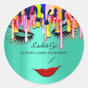 Adesivo Makeup Artist Lash Product Red Lábios Drives Unic