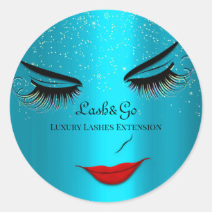 Adesivo Makeup Artist Lashes Product Drives Blue