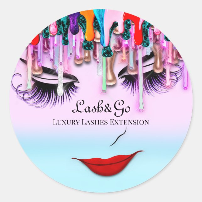 Adesivo Makeup Artist Lashes Product Ombre (Frente)
