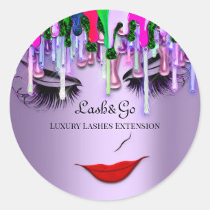 Adesivo Makeup Artist Lashes Product Red Drill Lavanda