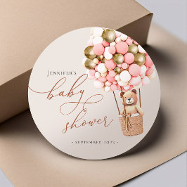 Adesivo Mal podemos esperar! Bebe Reunião Clássico Round S