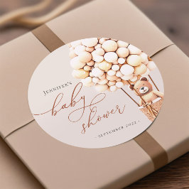 Adesivo Mal Podemos Esperar! Chá de Bebê