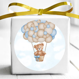 Adesivo Mal Podemos Esperar Festa de Bebê