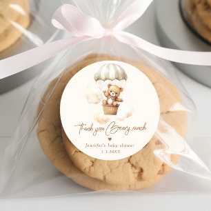 Adesivo Mal podemos esperar ursinho de pelúcia obrigado mu