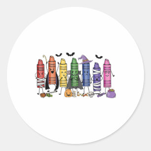 Adesivo Malandro Crayon Halloween Professor Trick Ou Ensin