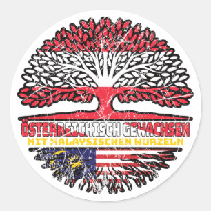 Adesivo Malásia Malásia Österreichisch Österreich Baum