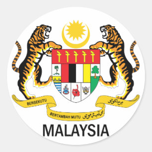 Adesivo MALAYSIA - emblema/bandeira/símbolo/brasão
