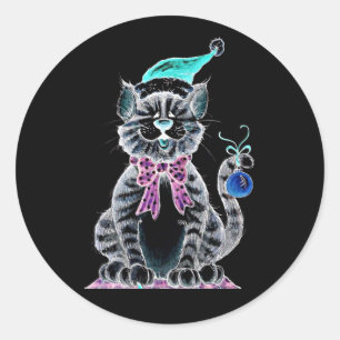 ADESIVO MALDITO **MERRÍCULA NATAL** COM KITTEN
