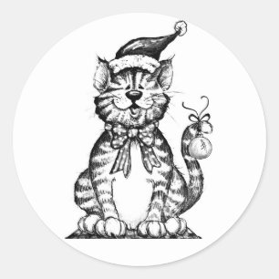 ADESIVO MALDITO **MERRÍCULA NATAL** COM KITTEN