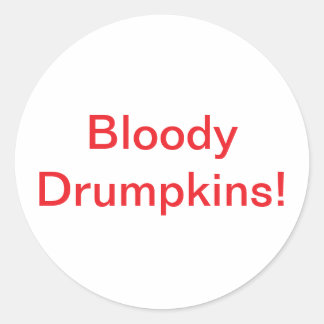 Adesivo Malditos Drumpkins! Jeff Hankamer Artjunkhaus