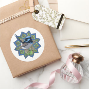 Adesivo Male Superb Fairy-Wren