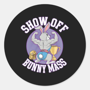 Adesivo Malhação Bunny Bodybuilder Show Do Bunny M Engraça