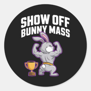 Adesivo Malhação Bunny Bodybuilder Show Do Bunny M Engraça