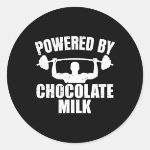 Adesivo Malhação de chocolate Leite e ginástica