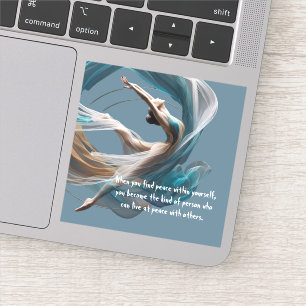 Adesivo Malhação de pilotos instrutores de ioga aérea voad