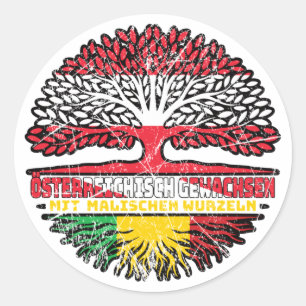 Adesivo Mali Malisch Österreichisch Österreich Baum Wurzel