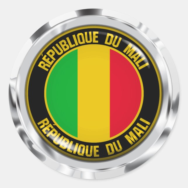 Adesivo Mali Round Emblem (Frente)