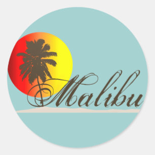 Adesivo Malibu California Souvenir