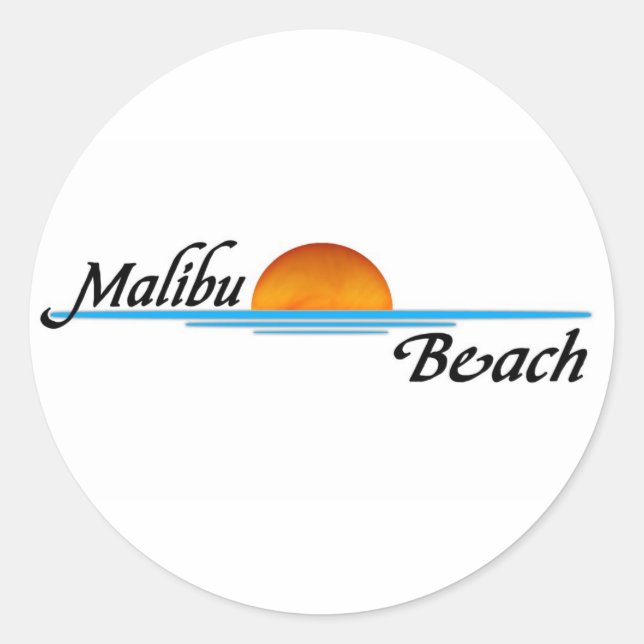 Adesivo Malibu Sunset (Frente)