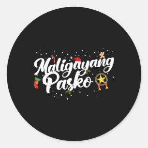 Adesivo Maligayang Pasko Filio