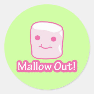 Adesivo Mallow para fora!