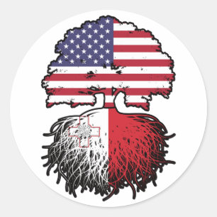 Adesivo Malta Malta Malta American USA EUA Estados Unidos