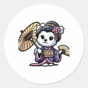 Adesivo Maltês Cog Kimono