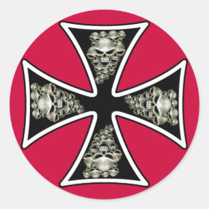 Adesivo Maltês Skulls Sticker