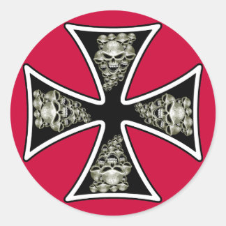 Adesivo Maltês Skulls Sticker