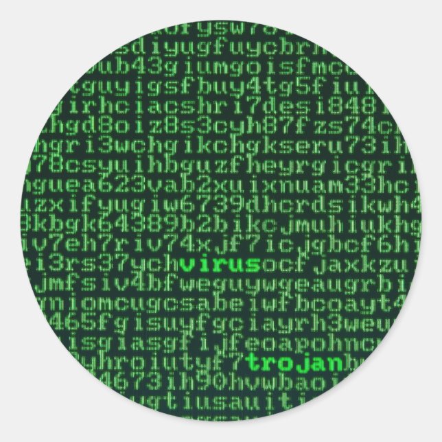 Adesivo Malware (Frente)