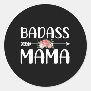 Adesivo Mama Badass Para Dia de as mães Mãe