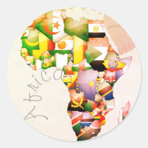 Adesivo Mama bonito África do olá! de África